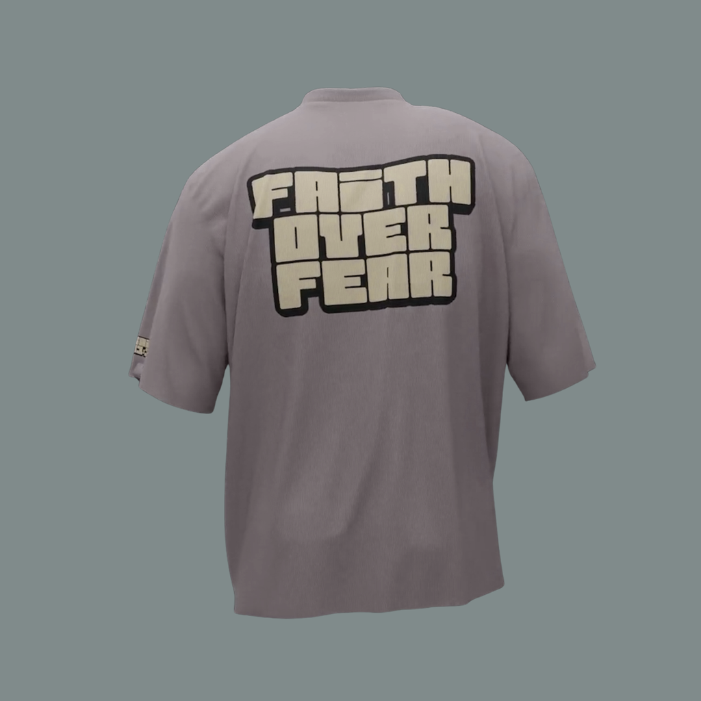 Faith Over Fear – Oversized Tee
